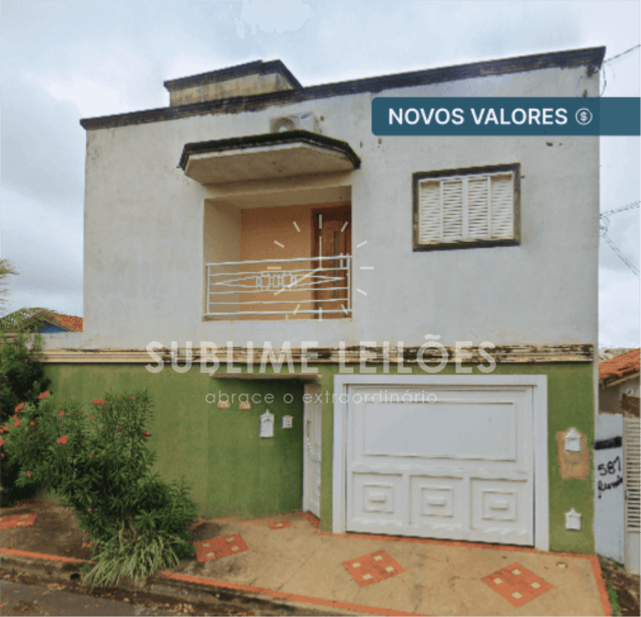 Foto 2 de 3: Casa em leilão em Birigui - SP — Sobrado | Terreno de 200m² Imóvel e diversos bens em Birigui