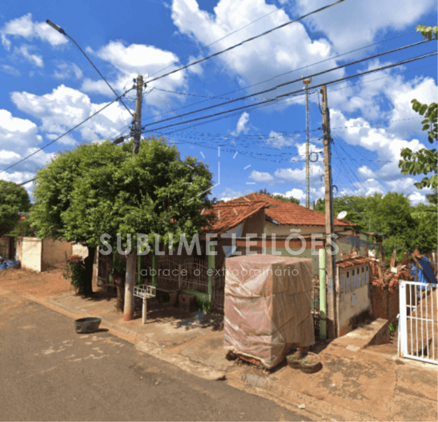 Foto 3 de 4: Terreno em leilão em Cajobi - SP — Terreno de 968m² |  Constr. de 240m² Casa em Cajobi