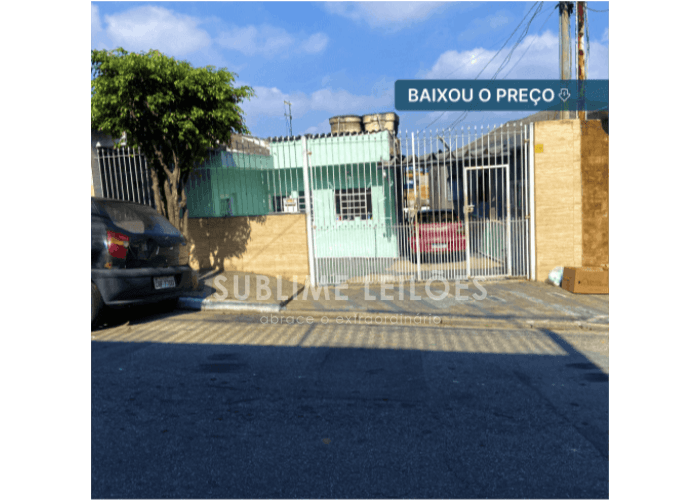 Terreno em leilão em São Paulo - SP — Terreno de 323m² | Constr. de 415m² Sobrado com 4 casas no Jardim Ipanema