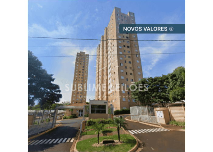 Apartamento em leilão em Ribeirão Preto - SP — 2 dormitórios | Vaga | 45m² útil Apartamento em Ribeirão Preto I