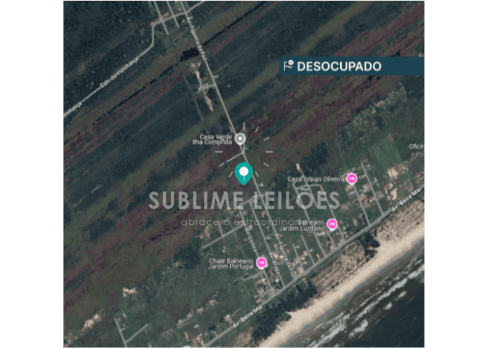 Foto 1 de 12: Terreno em leilão em Ilha Comprida - SP — Terreno de 300m² | Sem benfeitorias Área Urbana em Ilha Comprida