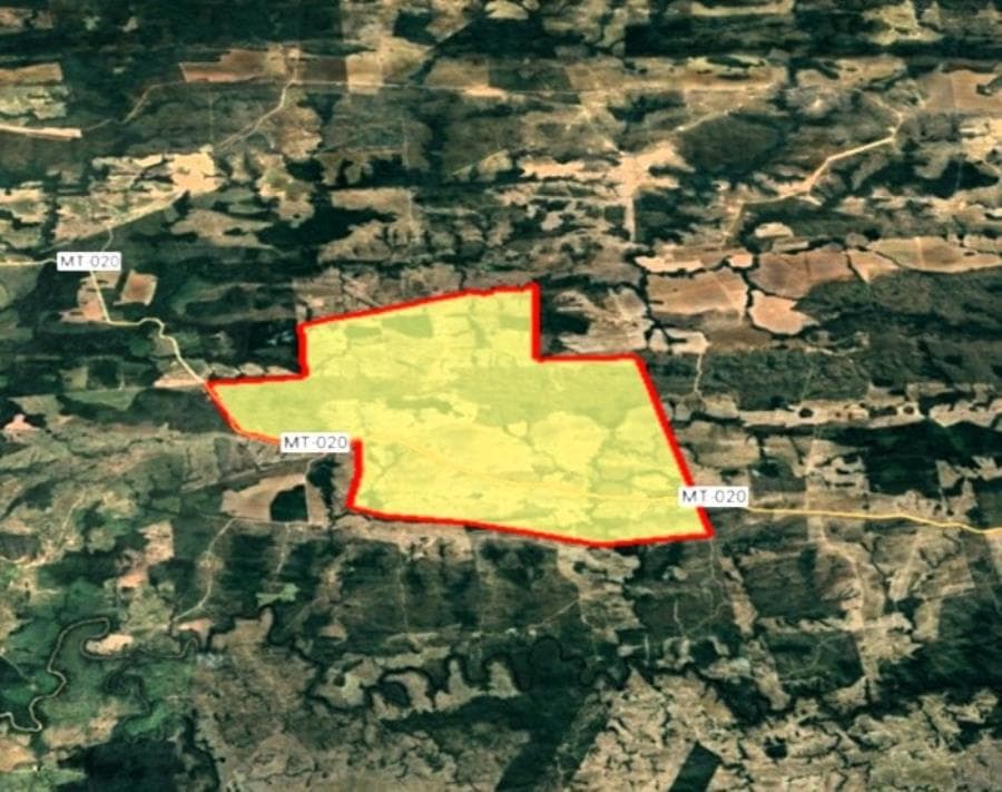 Foto 3 de 30: Area Rural em leilão em Nova Brasilândia - MT — Nova Brasilândia - MT Fazenda São Luiz - 1.791 Ha - J040