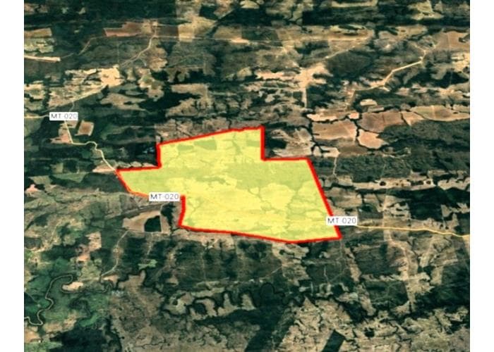 Foto 1 de 30: Area Rural em leilão em Nova Brasilândia - MT — Nova Brasilândia - MT Fazenda São Luiz - 1.791 Ha - J040