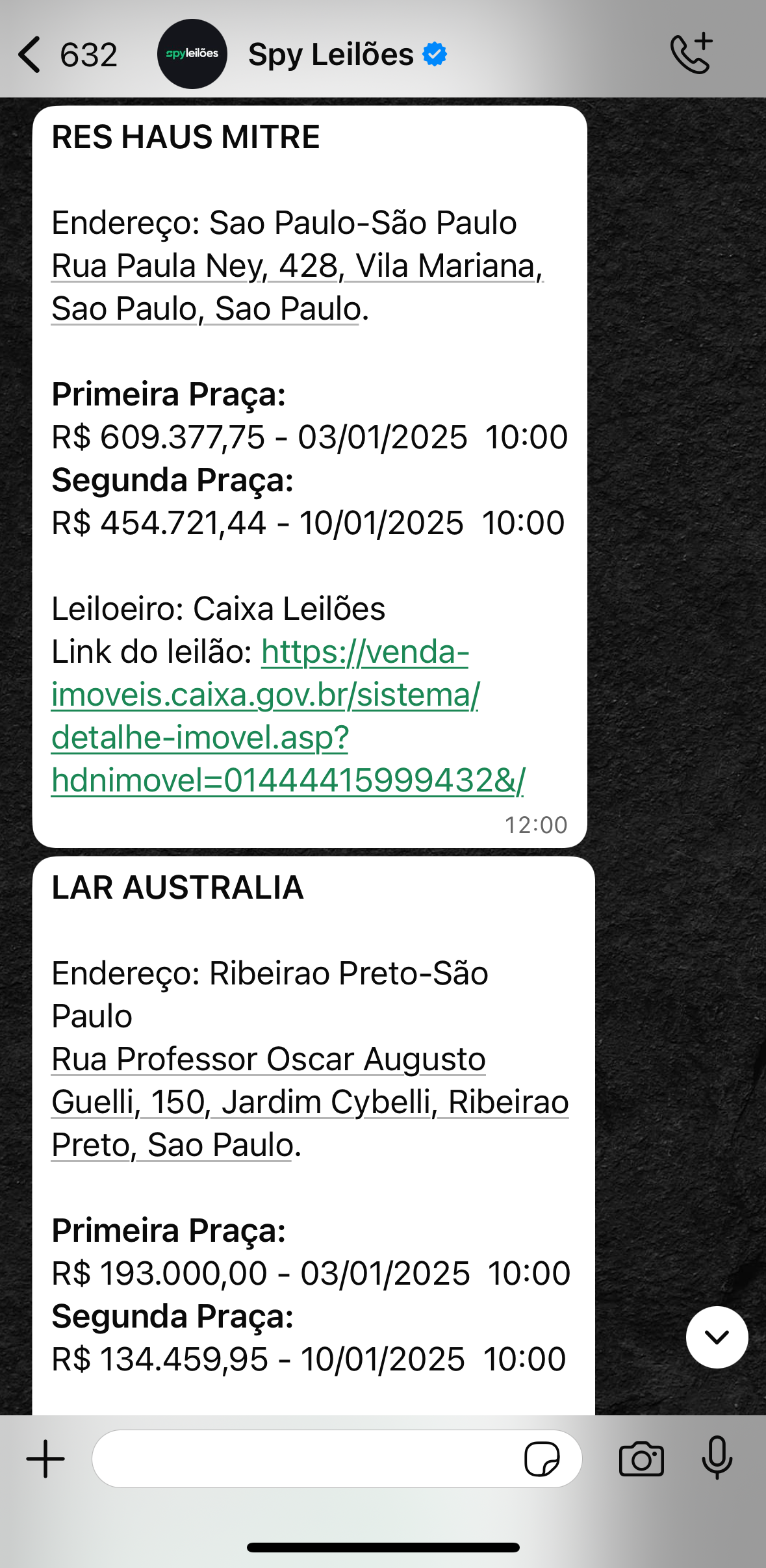 leilão imagem